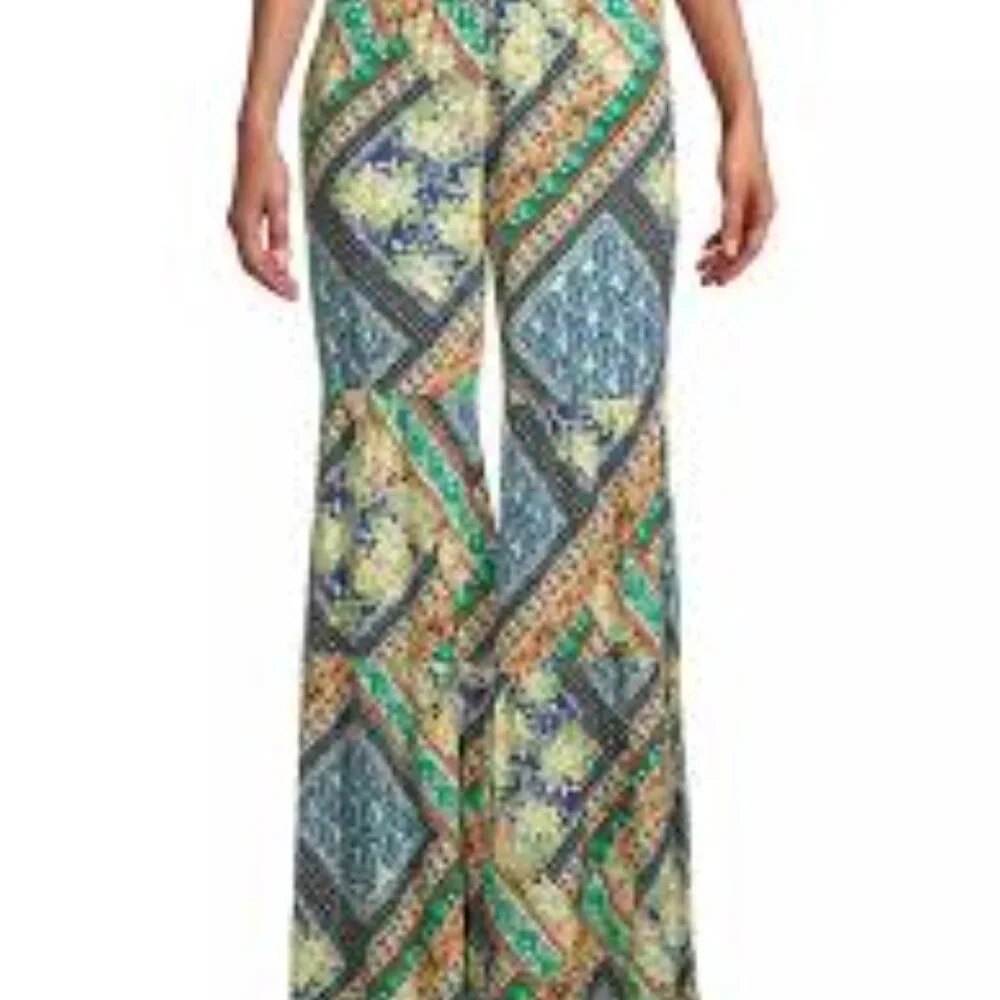NWT Johnny Was PLUS Rivera Tiered Flowy Pants - Picture 3 of 4